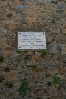 Plaque de la citadelle